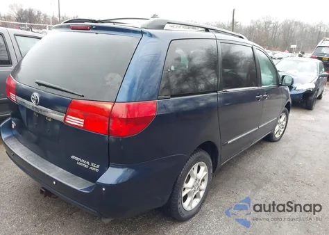 2004 Toyota Sienna Xle Limited из США, поврежденный, VIN 5TDBA22C24S023680